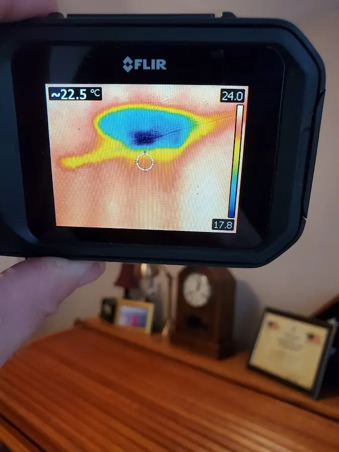 Thermal imaging inspection for water damage in La Follette